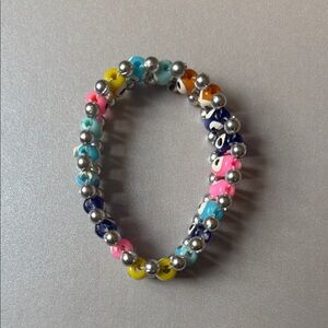 Colorful Evil Eye Beaded Bracelet